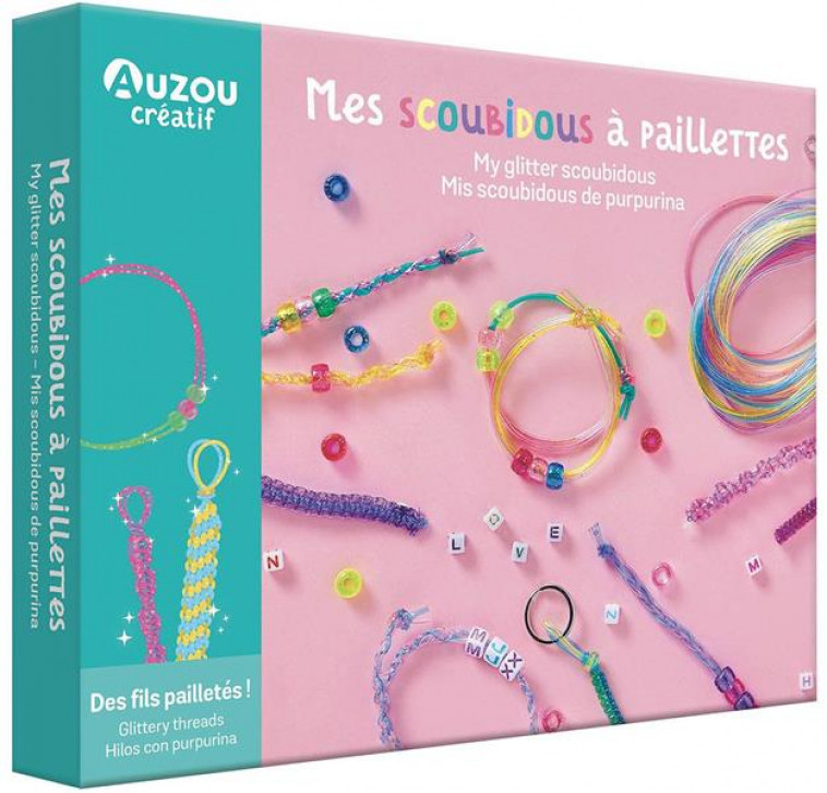 MON COFFRET D'ARTISTE - MES SCOUBIDOUS A PAILLETTES - GUESNE MAUDE - NC