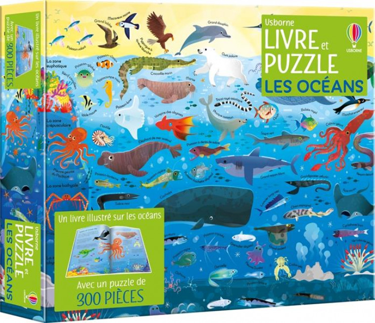 LES OCEANS - COFFRET LIVRE ET PUZZLE - DES 7 ANS - SMITH/LUCAS - NC