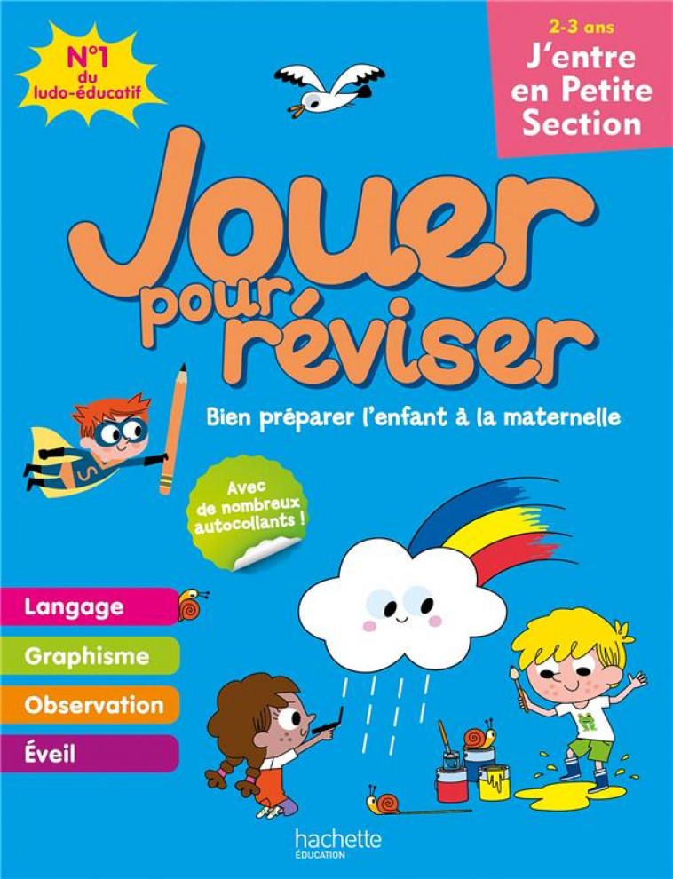 JOUER POUR REVISER - J'ENTRE EN PETITE SECTION - CAHIER DE VACANCES 2024 - COLLECTIF/MORIZE - HACHETTE