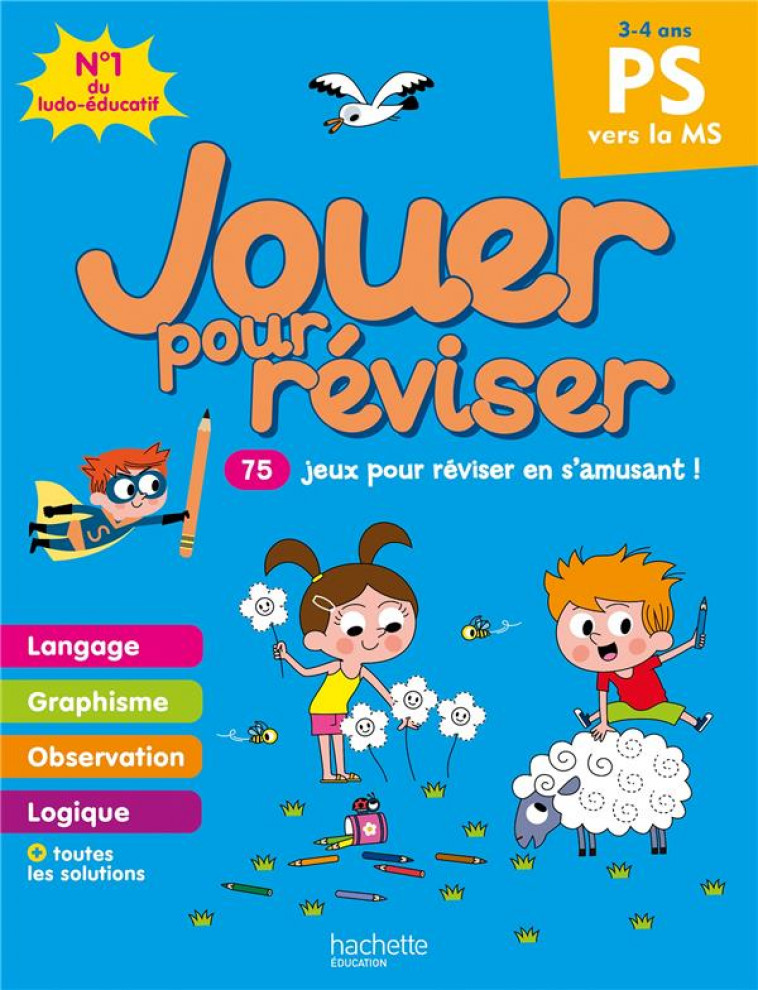 JOUER POUR REVISER - DE LA PETITE A LA MOYENNE SECTION - CAHIER DE VACANCES 2024 - COLLECTIF/MORIZE - HACHETTE