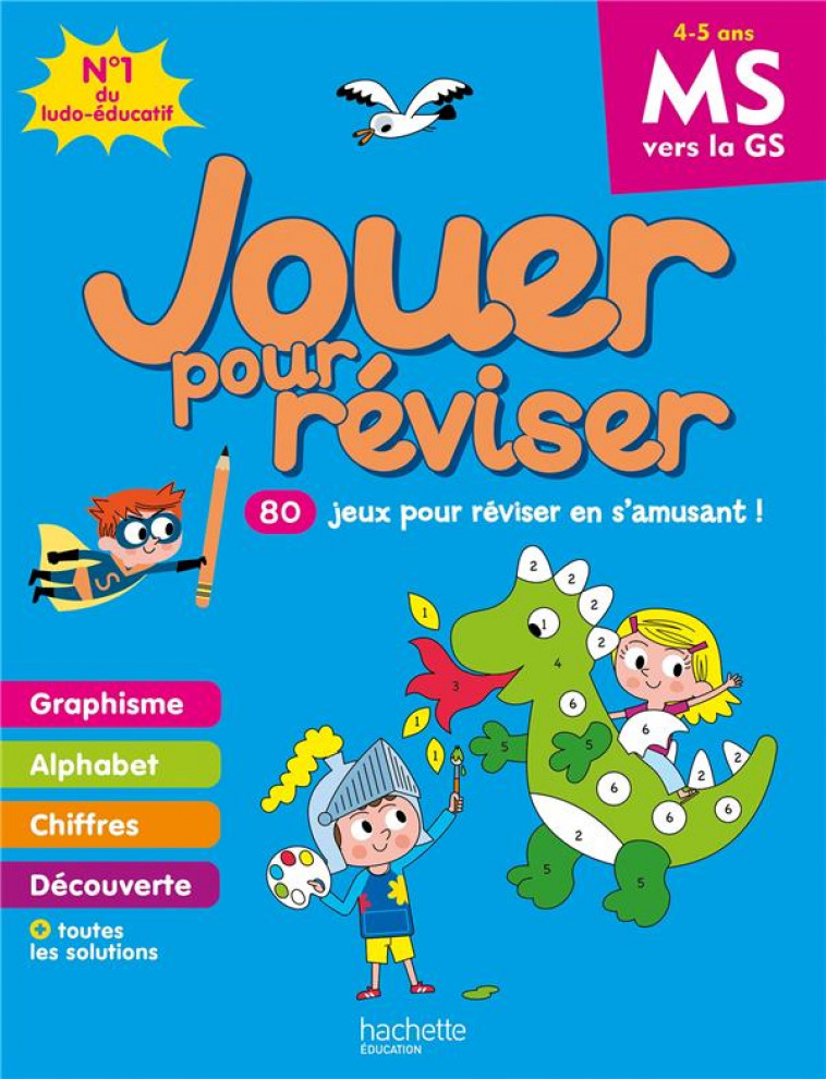 JOUER POUR REVISER - DE LA MOYENNE A LA GRANDE SECTION - CAHIER DE VACANCES 2024 - COLLECTIF/MORIZE - HACHETTE