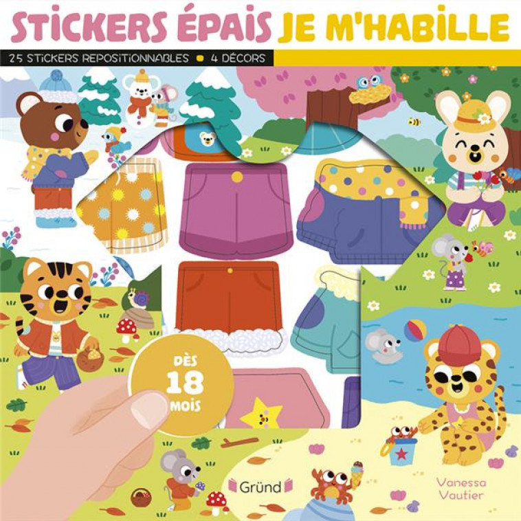 STICKERS EPAIS - JE M'HABILLE - VAUTIER VANESSA - NC