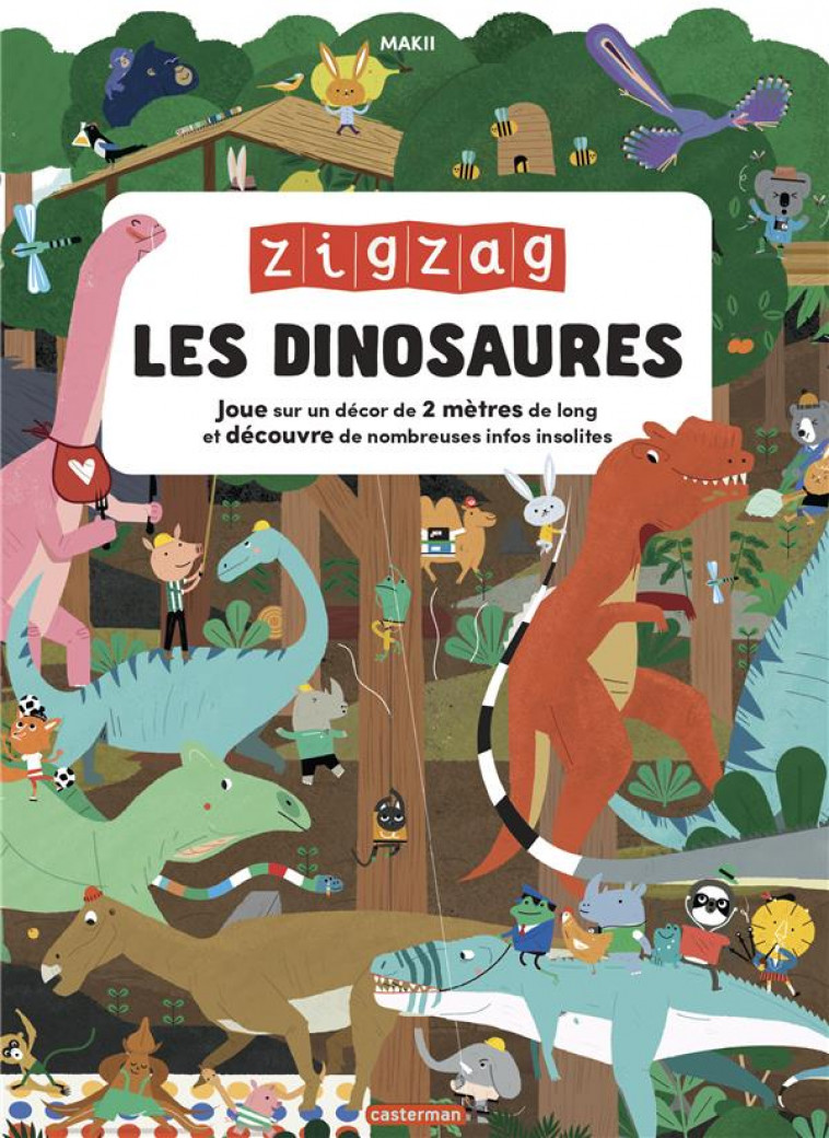 ZIG ZAG - LES DINOSAURES - MAKII - CASTERMAN