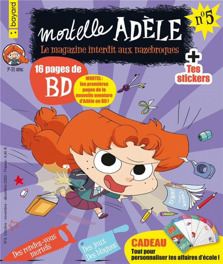 MAGAZINE MORTELLE ADELE N 5 - XXX - TOURBILLON