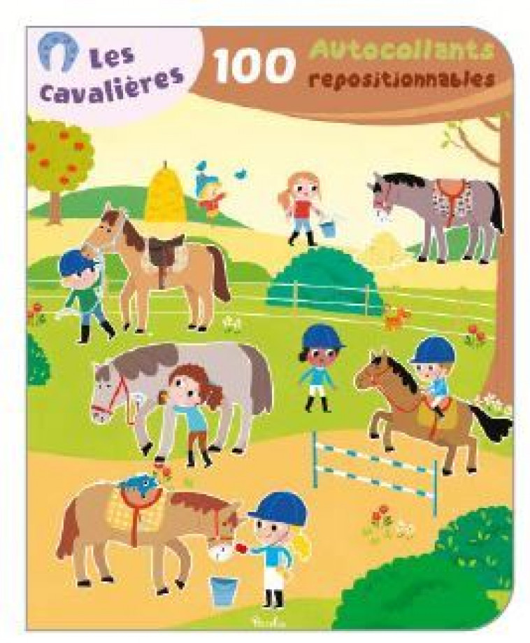 LES CAVALIERES - 100 AUTOCOLLANTS REPOSITIONNABLES - Chiara Bordoni - PICCOLIA