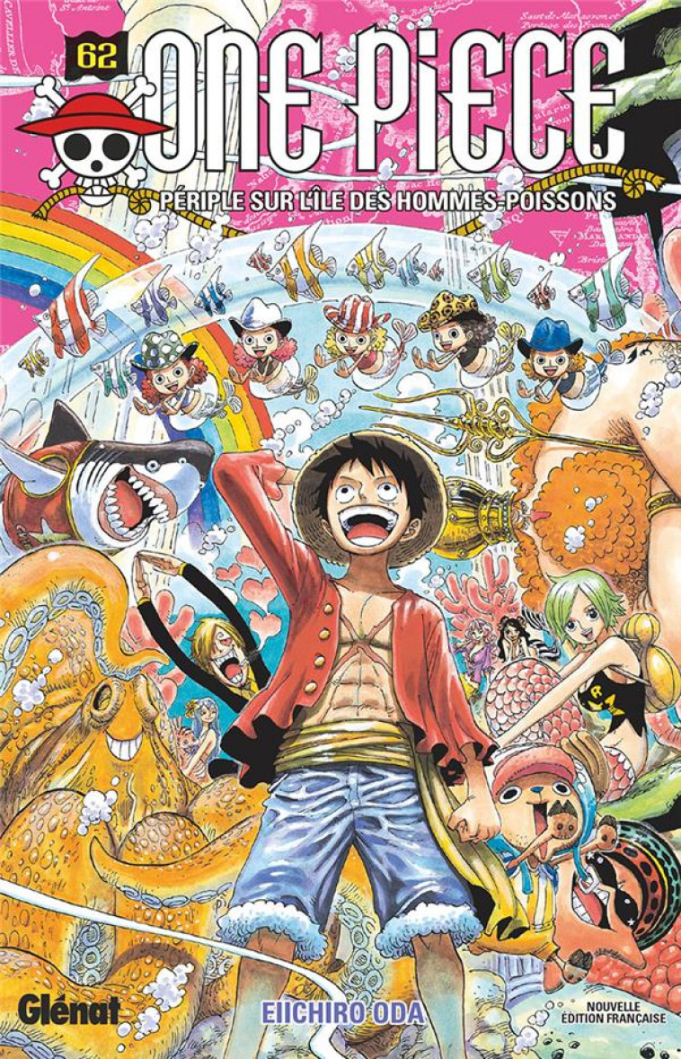 ONE PIECE - EDITION ORIGINALE - TOME 62 - PERIPLE SUR L'ILE DES HOMMES-POISSONS - ODA EIICHIRO - Glénat