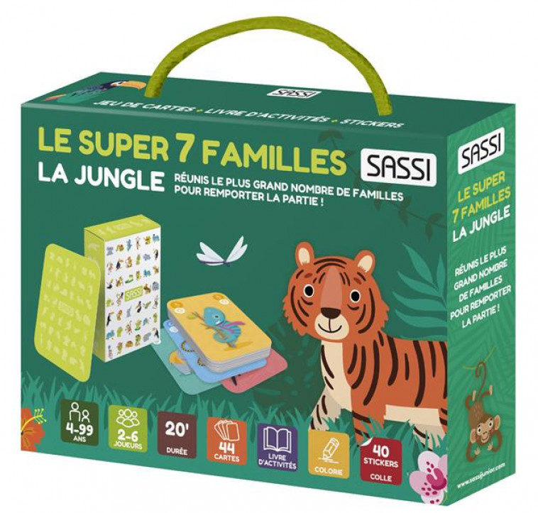 LE SUPER 7 FAMILLES. LA JUNGLE - MENEGUZZO/TOME - NC