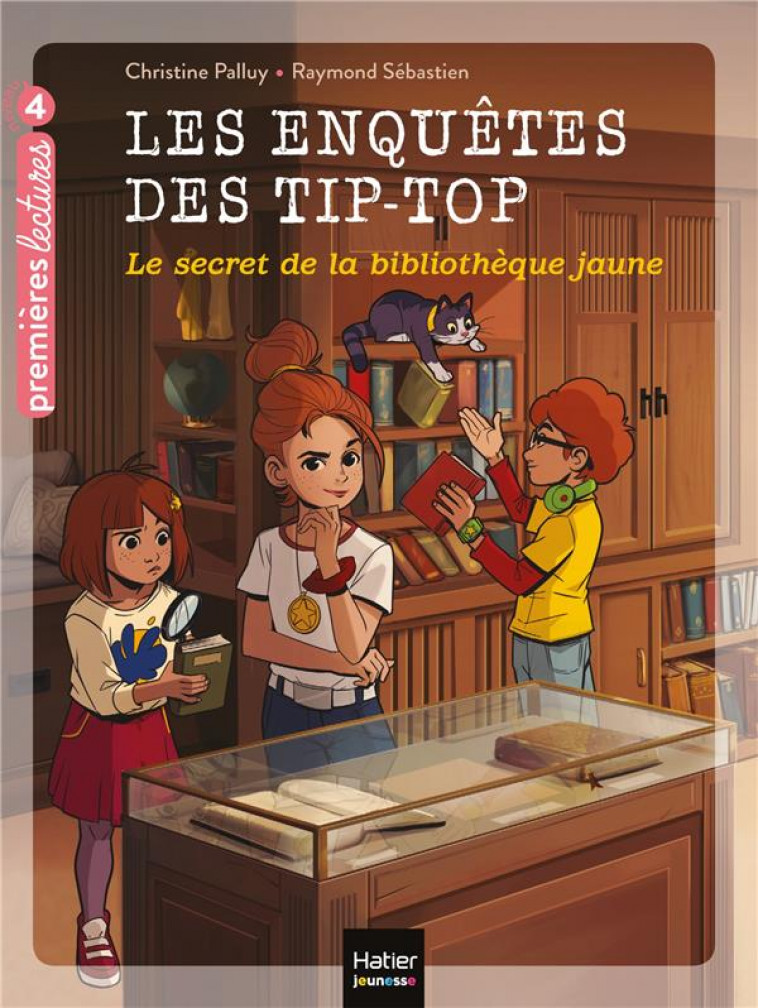 LES ENQUETES DES TIP TOP - T03 - LES ENQUETES DES TIP TOP - LE SECRET DE LA BIBLIOTHEQUE JAUNE CE1/C - PALLUY/SEBASTIEN - HATIER SCOLAIRE