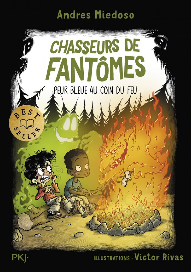 CHASSEURS DE FANTOMES - TOME 08 PEUR BLEUE AU COIN DU FEU - MIEDOSO/RIVAS - POCKET