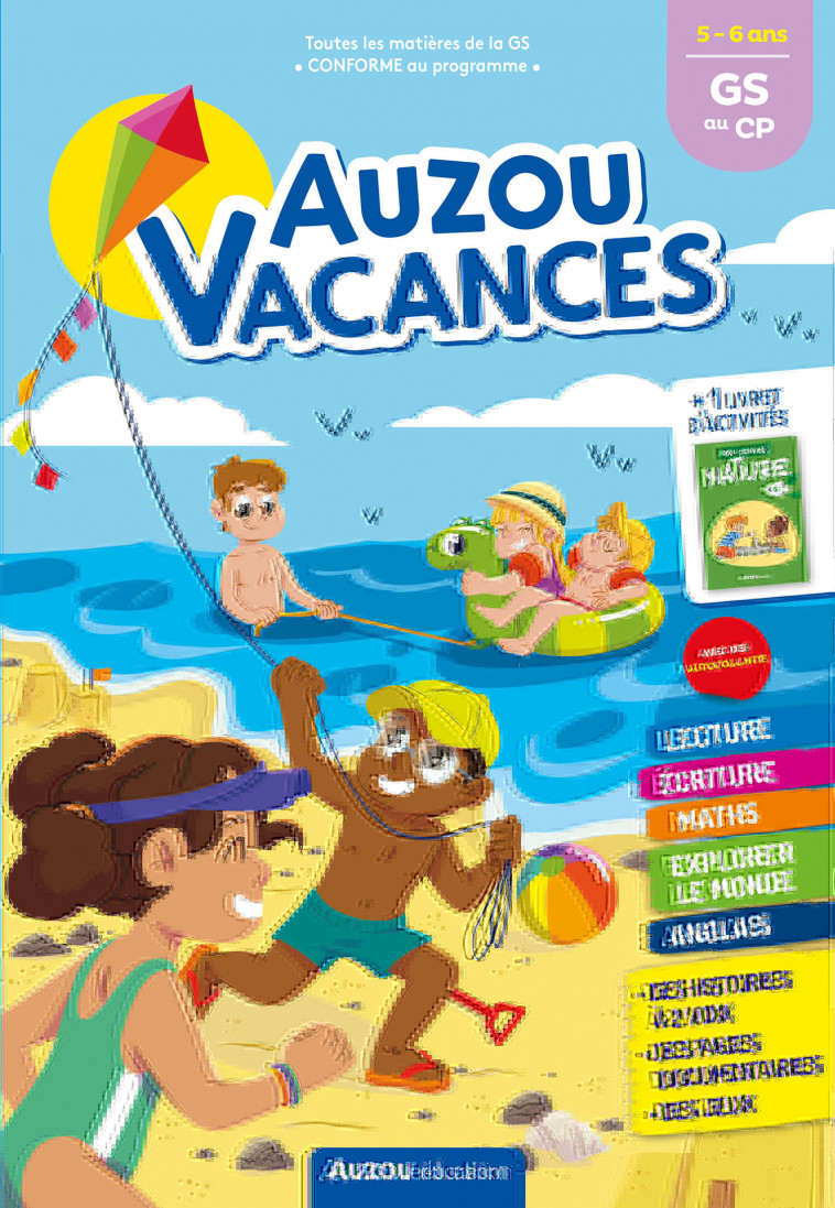 AUZOU VACANCES - DE LA GS AU CP - BAZAILLE SOLLE Bénédicte, Maraillac Emilie, Ekpo Dorine - AUZOU