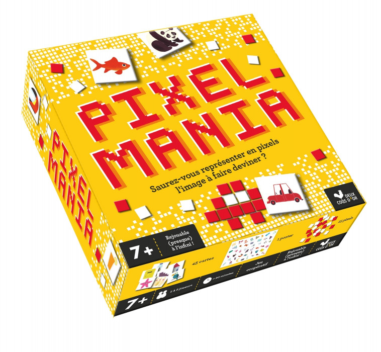 Pixelmania - boite avec accessoires - Galonnier Romaric, Wortemann Claire - DEUX COQS D OR