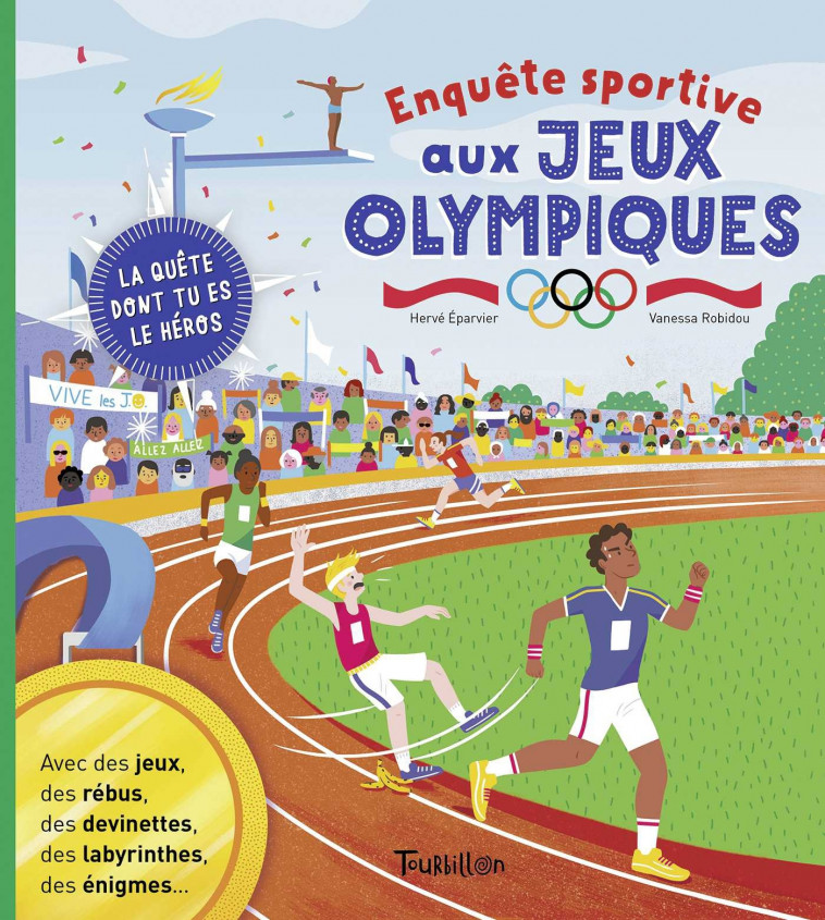 Enquête sportive aux Jeux Olympiques - Eparvier Hervé, Robidou Vanessa - TOURBILLON