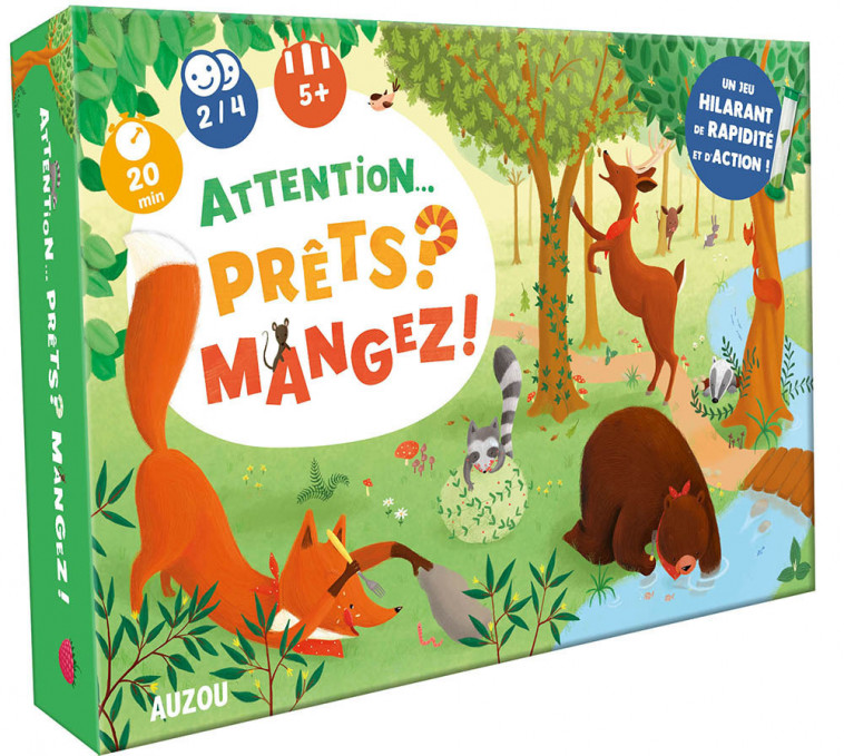 GRAND JEU - ATTENTION... PRÊTS ? MANGEZ ! - FRAGA Roberto, de Page Alice - AUZOU