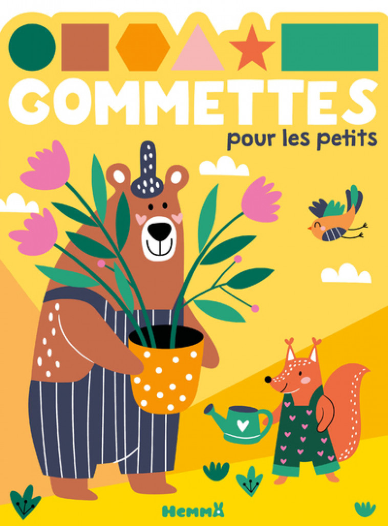 Gommettes pour les petits (Ours et écureuil) - Collectif Collectif, Collectif  - HEMMA