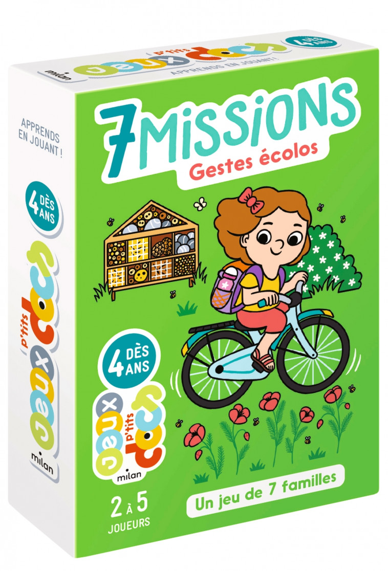 7 missions - gestes écolos - Tisserand Camille - MILAN