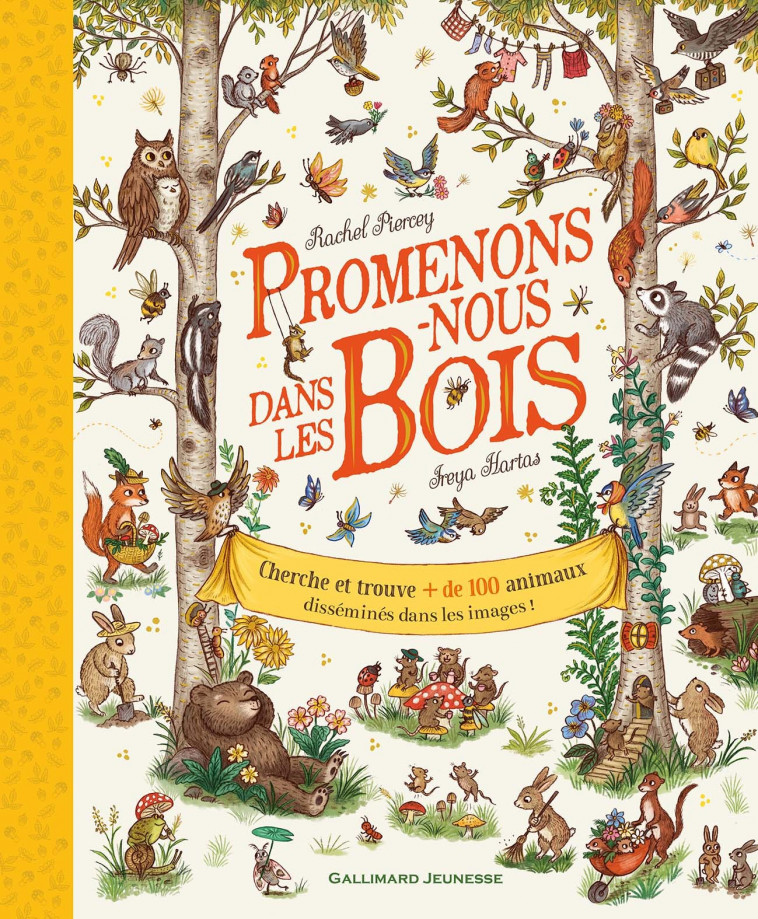 Promenons-nous dans les bois - Rachel Piercey, Freya Hartas, Emmanuelle Kecir-Lepetit - GALLIMARD JEUNE