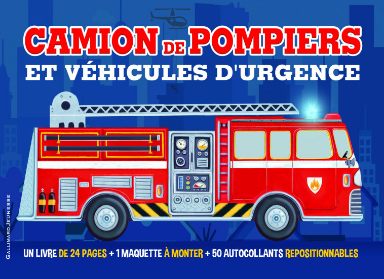 Camion de pompiers et véhicules d'urgence - Chris Oxlade, Gareth Llewhellin, Cléa Blanchard - GALLIMARD JEUNE