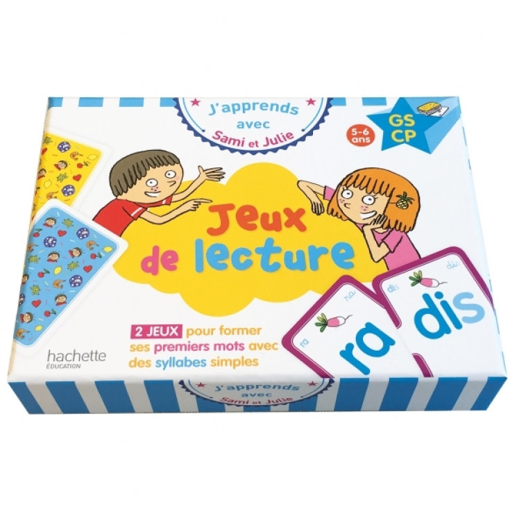 J'apprends avec Sami et Julie : Jeux de lecture - Thérèse Bonté - HACHETTE EDUC