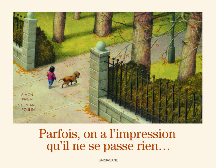 Parfois on a l'impression qu'il ne se passe rien ... - Simon PRIEM, Stéphane Poulin - SARBACANE