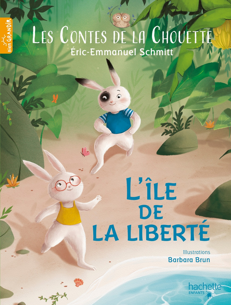 Les Contes de la Chouette - L'Île de la Liberté - Éric-Emmanuel Schmitt, Barbara Brun - HACHETTE ENFANT