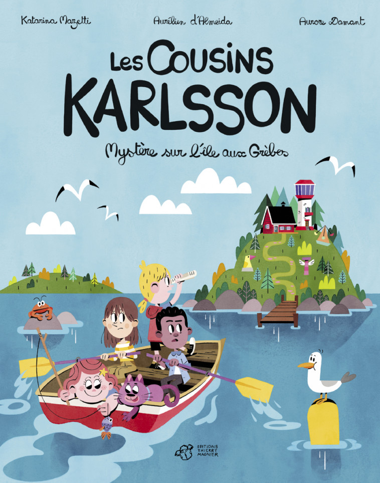 Les cousins Karlsson - Katarina Mazetti, Aurélien D'almeida, Aurore Damant - THIERRY MAGNIER