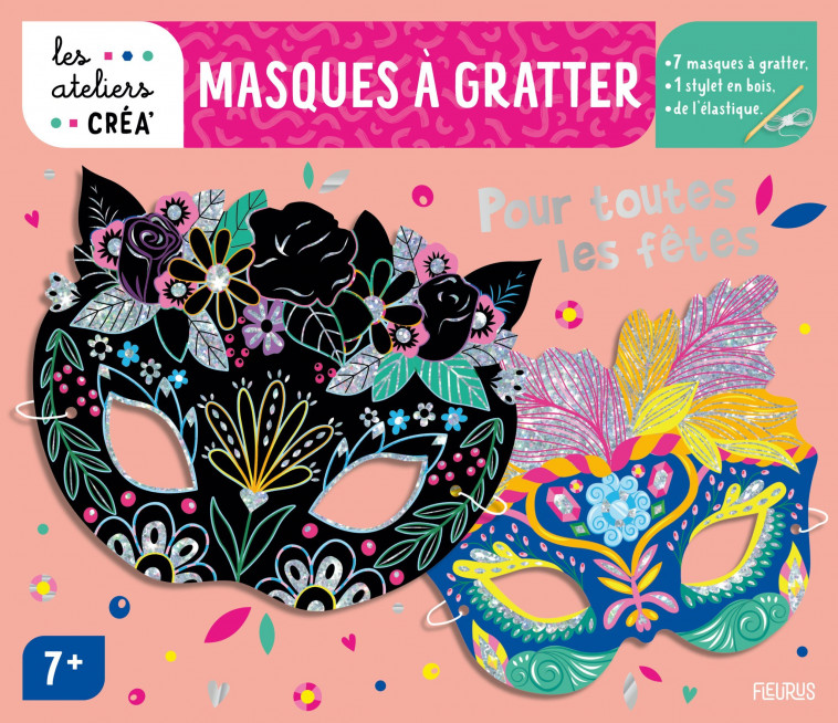 Mes masques à gratter pour toutes les fêtes - Solenne et Thomas Solenne et Thomas - FLEURUS