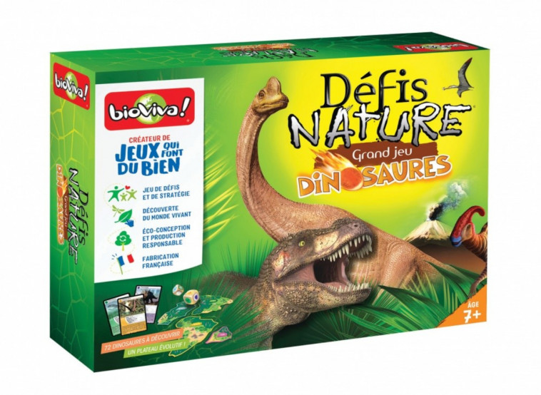 LE GRAND JEU DEFIS NATURE - DINOSAURES -  BIOVIVA - BIOVIVA