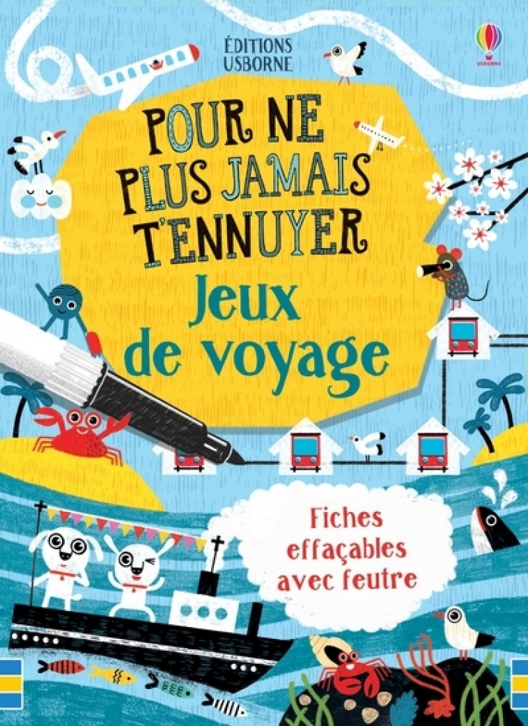 Jeux de voyage - Pour ne plus jamais t'ennuyer - Lucy Beckett-Bowman - USBORNE