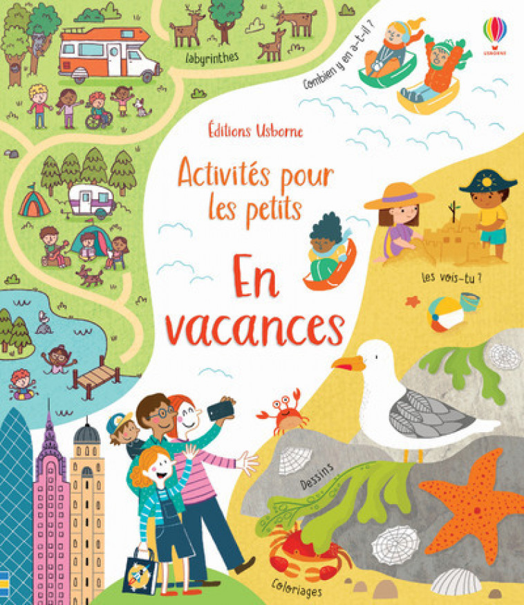 En vacances - Activités pour les petits - Rebecca Gilpin, Collectif Collectif, Nathalie Chaput - USBORNE