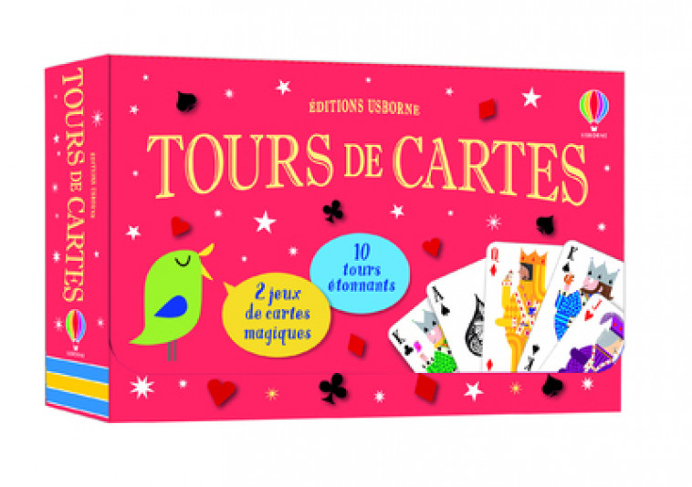 Valisette Tours de cartes - Sam Taplin, Jim Field, Hanri Van Wyk, Nathalie Chaput - USBORNE