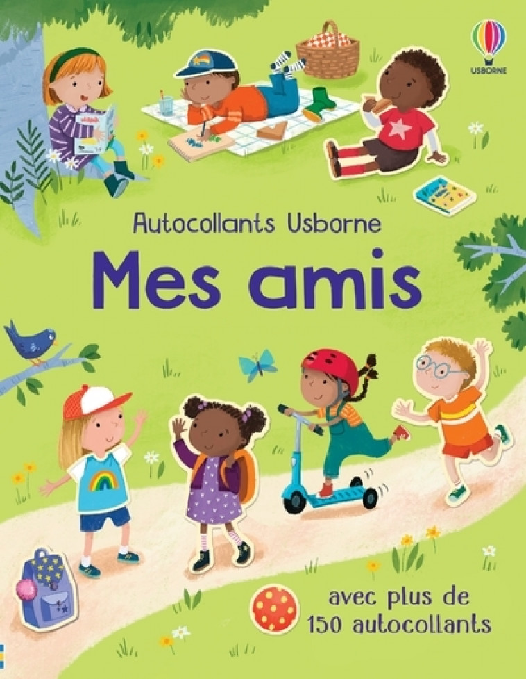 Mes amis - Autocollants Usborne - Holly Bathie, Joanne Partis, Meg Dobbie, Véronique Duran - USBORNE