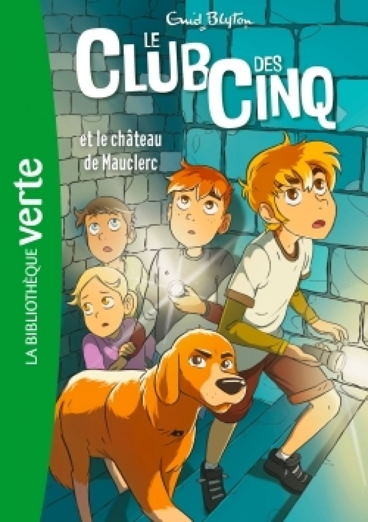 Le Club des Cinq 12 NED - Le Club des Cinq et le château de Mauclerc - Enid Blyton - HACHETTE JEUN.