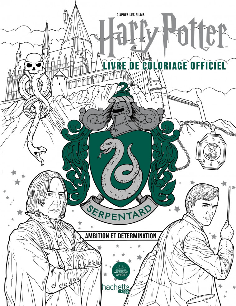 Harry Potter - Serpentard - le livre de coloriage officiel -   - HACHETTE HEROES