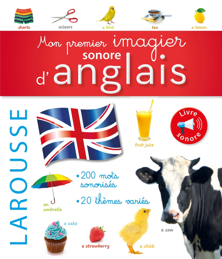 MON PREMIER IMAGIER SONORE D'ANGLAIS -   - LAROUSSE