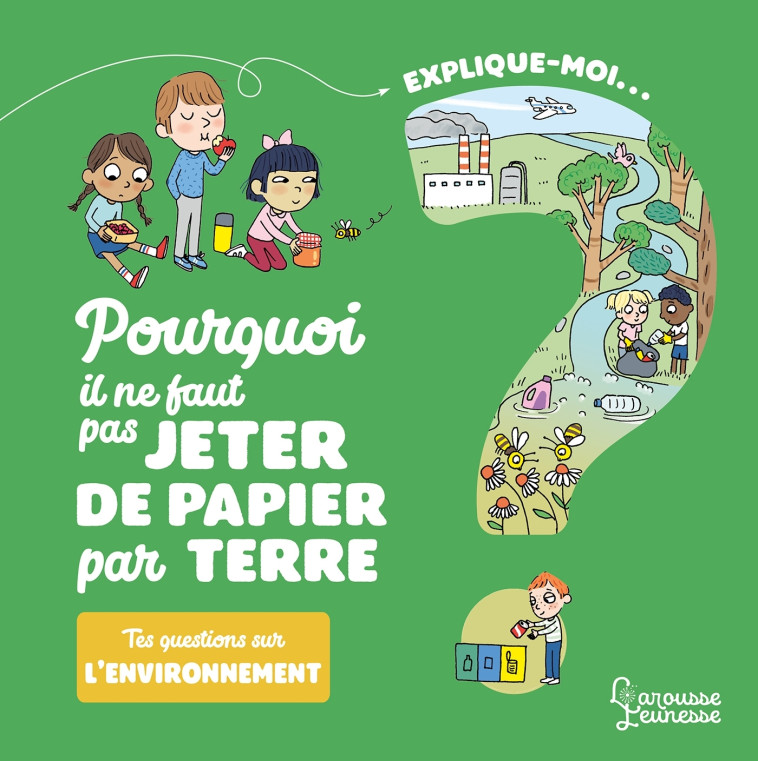 EXPLIQUE-MOI L'ENVIRONNEMENT - POURQUOI IL NE FAUT PAS JETER DE PAPIER PAR TERRE - Candela Ferrandez - LAROUSSE