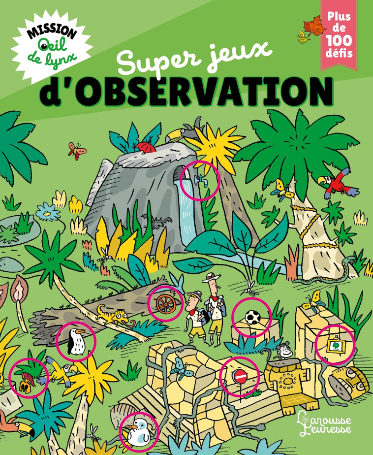 MISSION OEIL DE LYNX : SUPER JEUX D'OBSERVATION - Sandra Lebrun - LAROUSSE