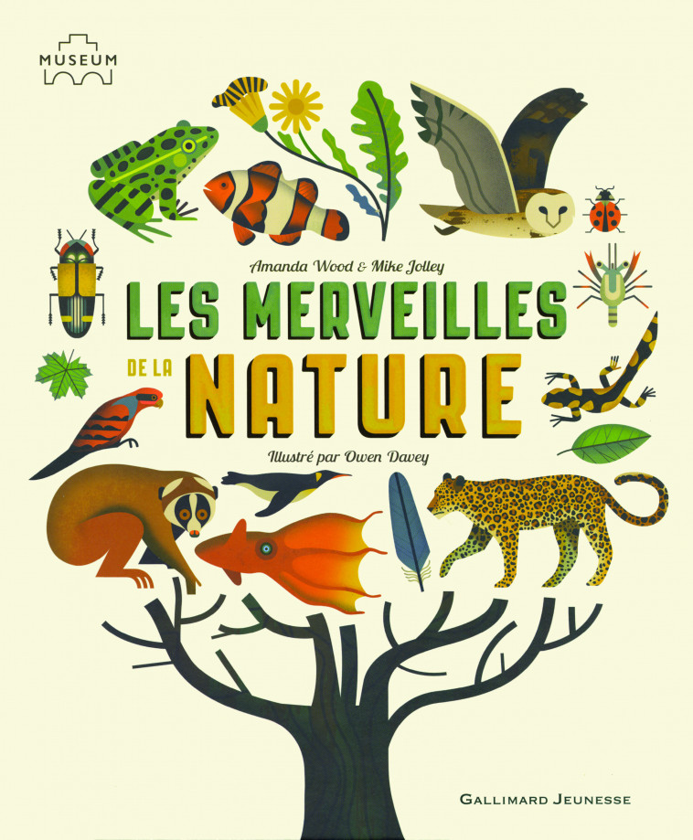 Les merveilles de la nature - Amanda Wood, Mike Jolley, Owen Davey, Marie Renier - GALLIMARD JEUNE