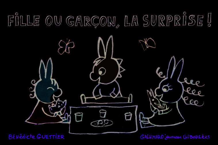 Trotro et la naissance de Zaza - Fille ou garçon, la surprise ! - Bénédicte Guettier - GALL JEUN GIBOU