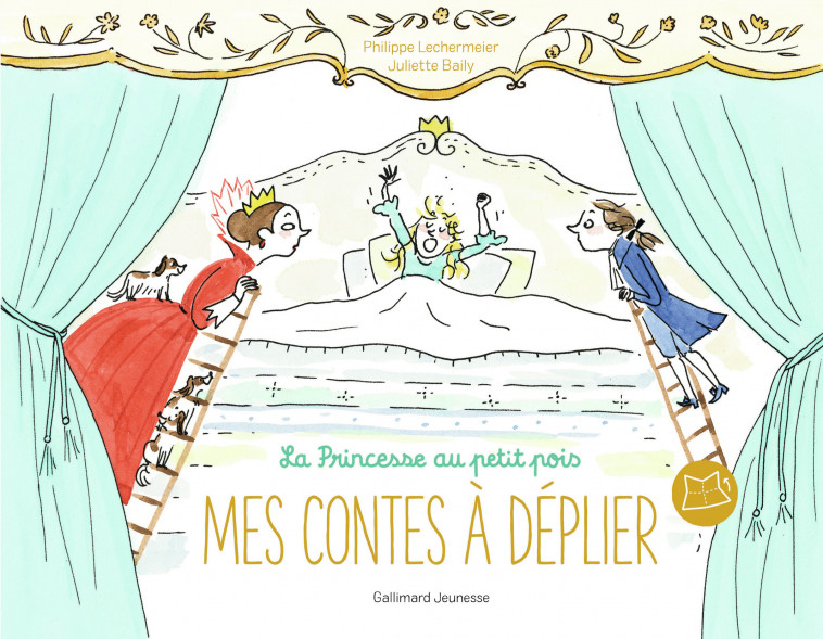 La princesse au petit pois - Philippe Lechermeier, Juliette Baily - GALLIMARD JEUNE