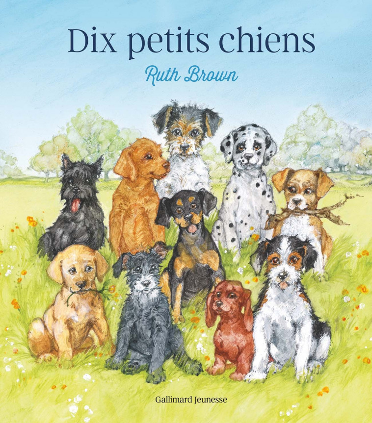 Dix petits chiens - Ruth Brown,  Gallimard Jeunesse - GALLIMARD JEUNE