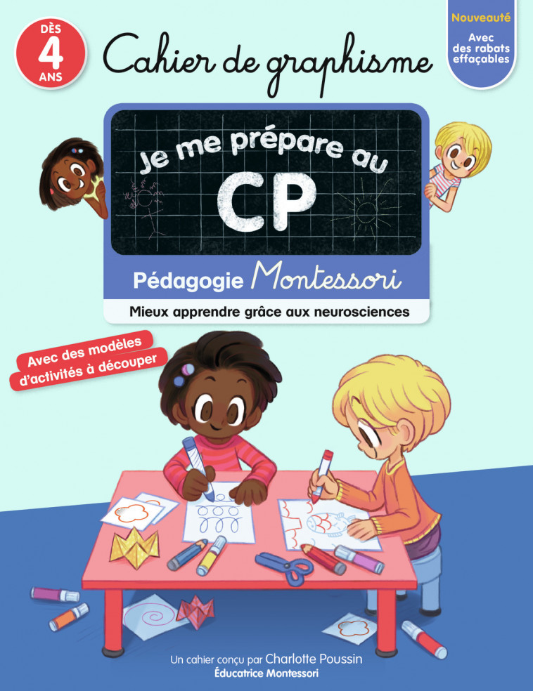 Je me prépare au CP - Cahier de graphisme - Charlotte Poussin, Emmanuel Ristord - PERE CASTOR