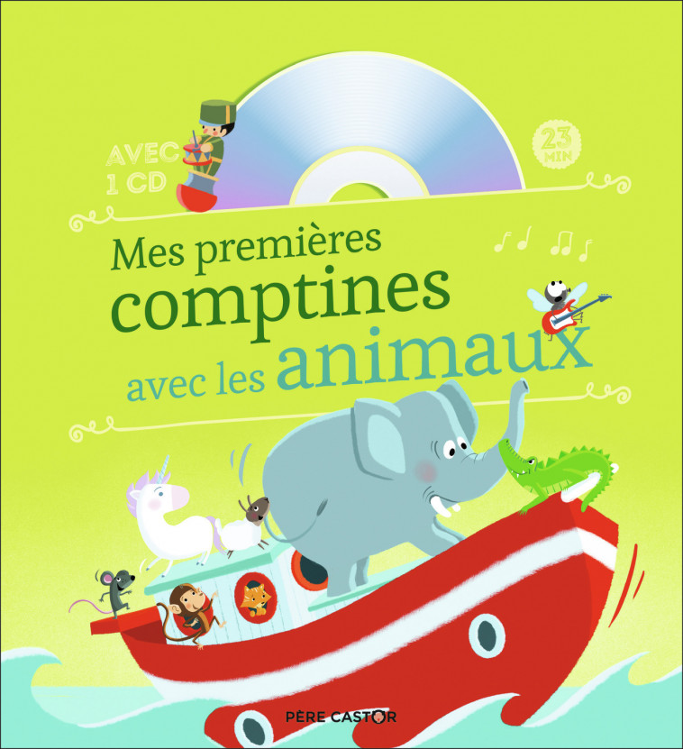 Mes premières comptines avec les animaux - Madeleine Brunelet,  Collectif - PERE CASTOR