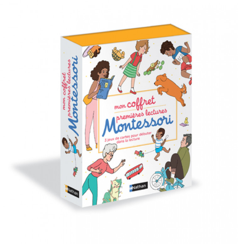 Mon coffret premières lectures Montessori - Chantal Bouvÿ, Sabine Hofmann, Amandine Meyer - NATHAN