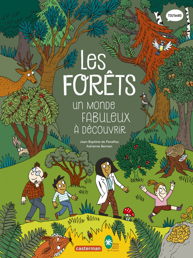 Les sciences en BD - Les Forêts - Jean-Baptiste de Panafieu, Adrienne Barman - CASTERMAN