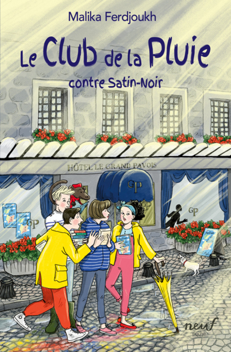 Le Club de la Pluie - Contre Satin-Noir - Malika Ferdjoukh, Cati Baur - EDL