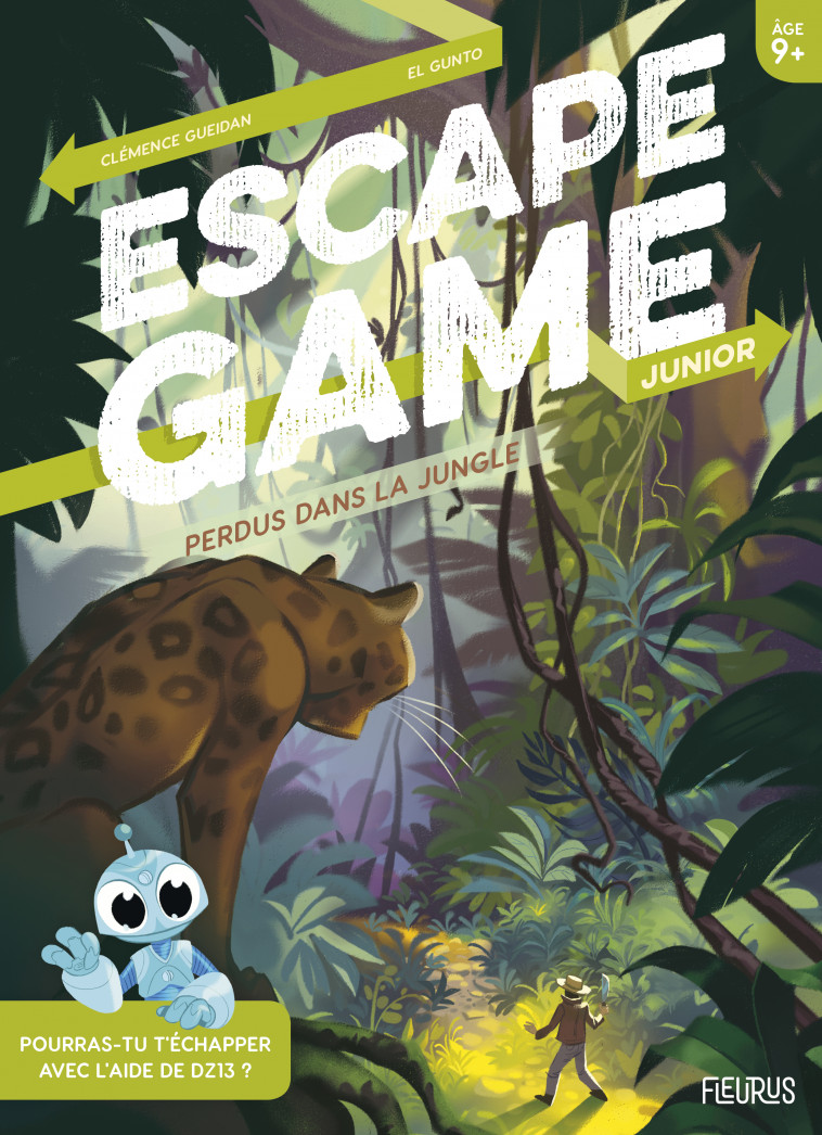 Escape Game Junior. Perdus dans la jungle - Clémence Gueidan, Rémi Prieur, Mélanie Vives - FLEURUS