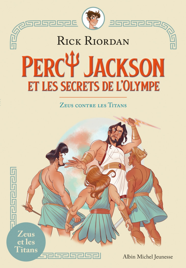 Zeus contre les Titans - Rick Riordan, Virginie Moru, Nathalie Serval - ALBIN MICHEL