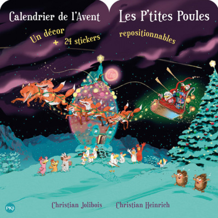 Calendrier de l'Avent Les P'tites Poules - Christian Jolibois, Christian Heinrich - POCKET JEUNESSE