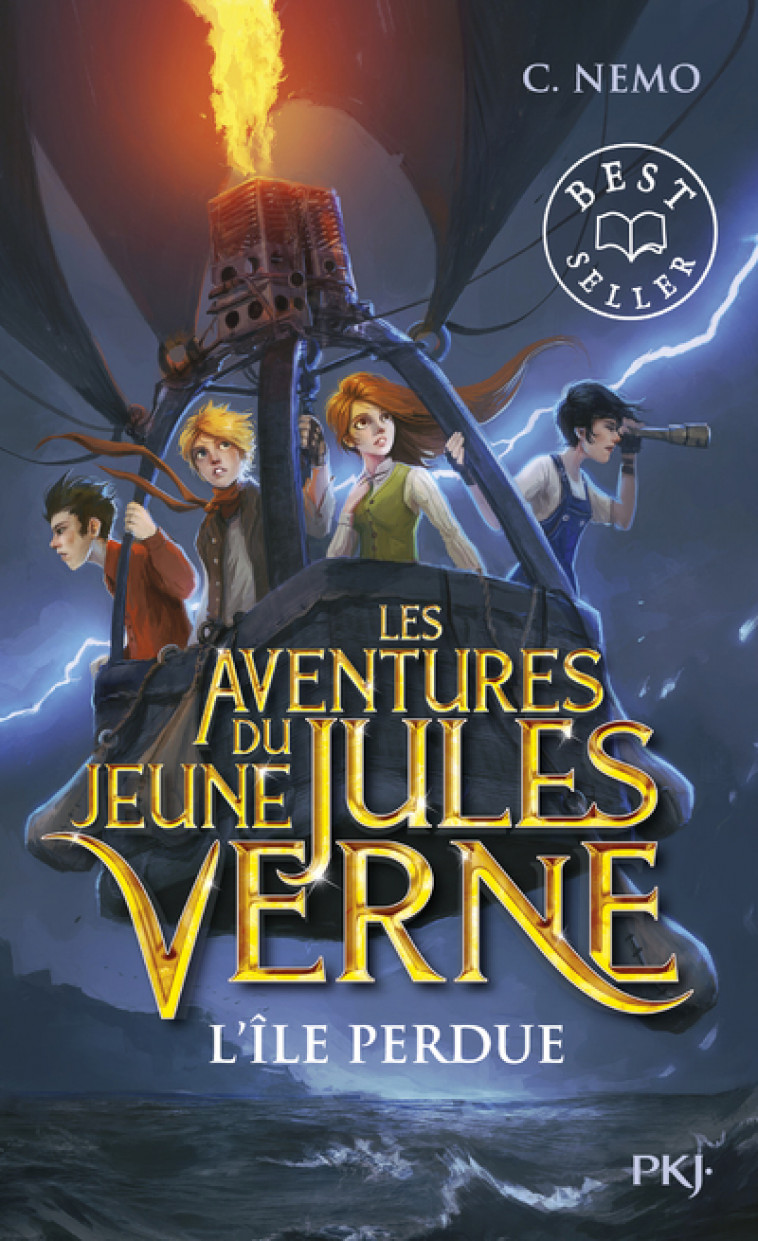 Les Aventures du jeune Jules Verne - tome 1 L'île perdue - Capitaine Nemo Capitaine Nemo, Vanessa Canavesi,  Capitaine Nemo - POCKET JEUNESSE