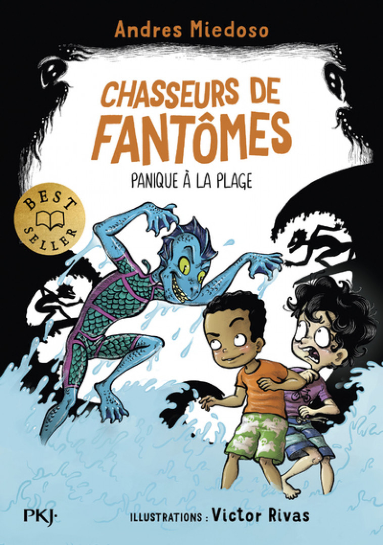 Chasseurs de fantômes - Tome 3 Panique à la plage - Andres Miedoso, Victor Rivas, Michel Leydier - POCKET JEUNESSE